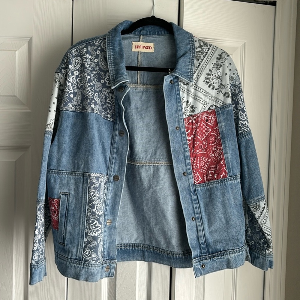 Driftwood bandana Jean jacket